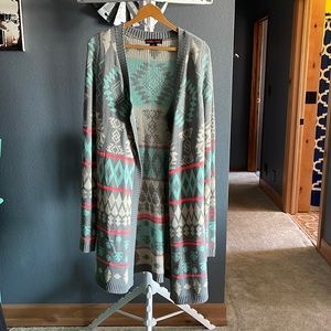 Rock & Roll Cowgirl Extra Long Sweater